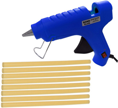 

Glun Bond Blue 40 Watt On Off Switch With 8 Yellow Glue Sticks Standard Temperature Corded Glue Gun(11 mm)