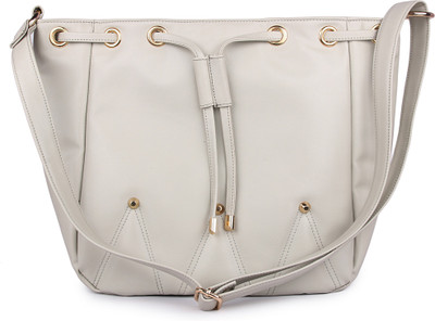 

JFC Women Casual White PU Sling Bag
