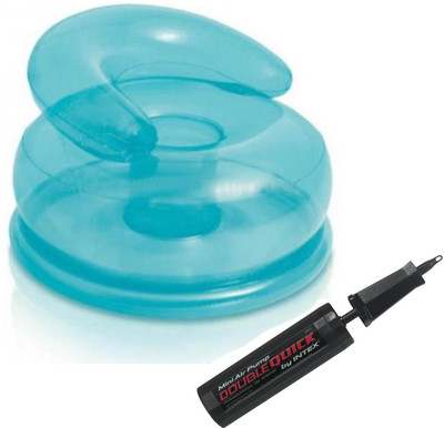 Intex ® Original JR. FUN Kids Inflatable Fun Seating Chair With Mini Hand Pump Inflatable Sofa/ Chair(Blue) available at flipkart for Rs.1199