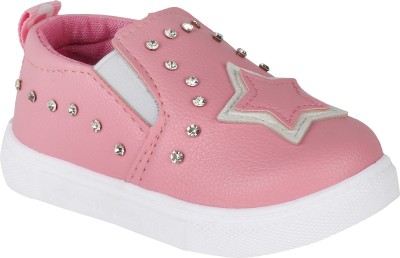 

Glitzy Galz Girls Slip on Sneakers(Pink