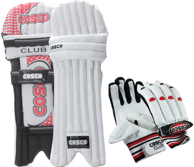 

Cosco Club Batting Legguards ( Youth ) & Batting Gloves ( Youth ) Cricket Kit