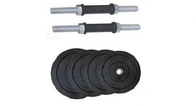 

FACTO POWER ONLINE SERIES : NICKLE DUMBELL RODS, 10 KG ( 2.5 KG X 4 ) WEIGHT PLATES Gym & Fitness Kit