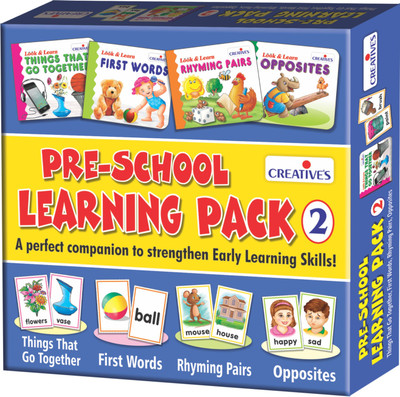 

Creatives Pre-School Learning Pack- 2(Multicolor)