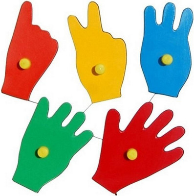

Little Genius Counting Hands Inset Tray with Knob(Multicolor)