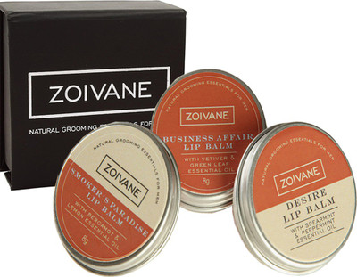

Zoivane Men Deisre,Business affair And Smoker Lip balm for Men (8 gm) Pack of 3 Natural(Pack of: 3, 24 g)