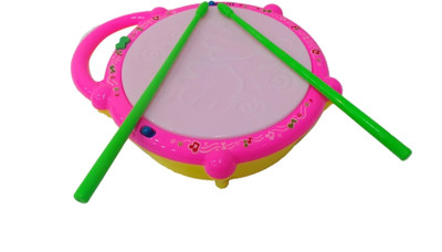 

Mahvi Toys Musical Flash Drum for Kid's(Multicolor)