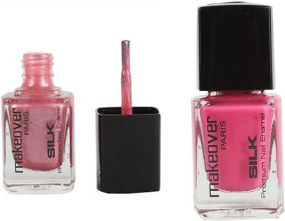 

Makeover Professional Nail Paint Sparking Pink-03 , Nail Paint Natural Pink-24 Multi(Pack of 2)