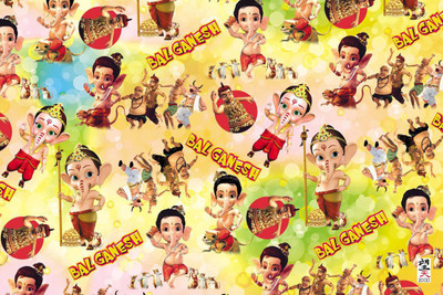 bal ganesh design sheet POSTER PRINT ON 13X19 INCHES Paper Print(19 inch X 13 inch, Rolled) available at flipkart for Rs.180