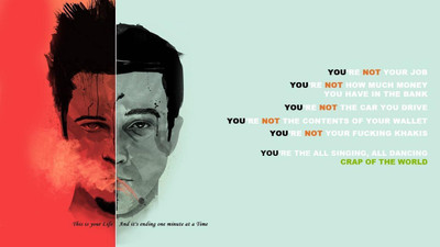 

Movie Fight Club Poster (2) POSTER PRINT ON 13X19 INCHES Paper Print(19 inch X 13 inch, Rolled)