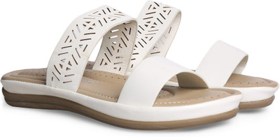 

Bata Women White Flats