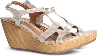 

Bata Women Beige Wedges