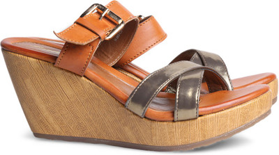 

Bata Women Beige Wedges