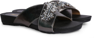 

Bata Women Grey Flats