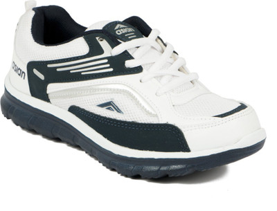 

Asian running shoes For Men(White, Navy)