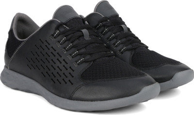

Clarks Seremax Avion Black Leather Sneakers For Men(Black