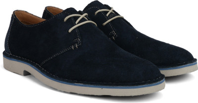 

Clarks Jareth Walk Navy Suede Sneakers For Men(Navy