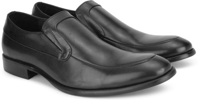 

Pavers England Genuine Leather Slip On For Men(Black