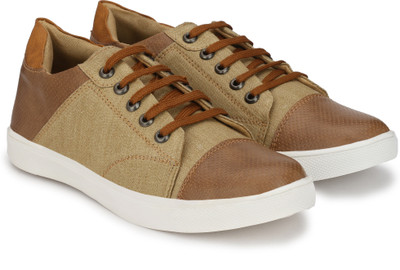 

Big Fox Premium Denim 143 Sneakers For Men(Beige, Brown