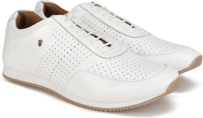 louis philippe white casual shoes