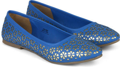 

FootIn Footin Blue Bellies Bellies For Women(Blue, Gold