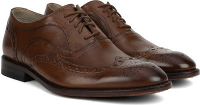 

Clarks Twinley Limit Tan leather Lace Up For Men(Brown