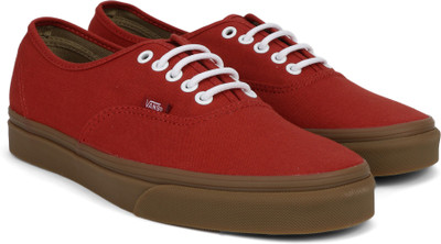 

Vans Canvas Shoes For Men(Red, (gumsole) bossa nova/light gum