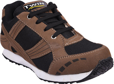 

TWIN Running Shoes For Men(Multicolor, Brown