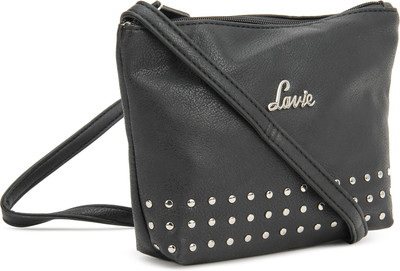 

Lavie Girls Casual Black PU Sling Bag