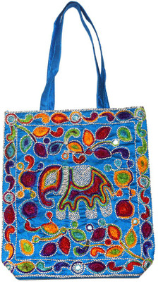 

Muren Women Casual Blue Cotton Shoulder Bag