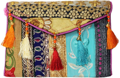 

Muren Women Casual Multicolor Brocade Sling Bag