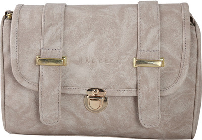 

Haqeeba Women Casual White Leatherette Sling Bag