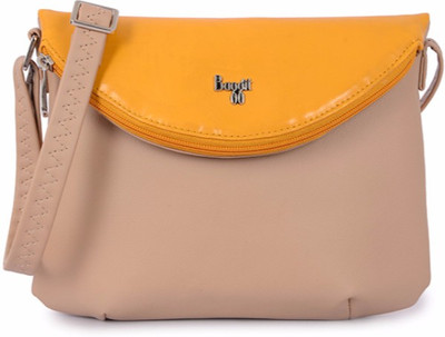 

Baggit Women Casual Yellow PU Sling Bag