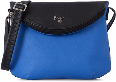 

Baggit Women Casual Blue PU Sling Bag