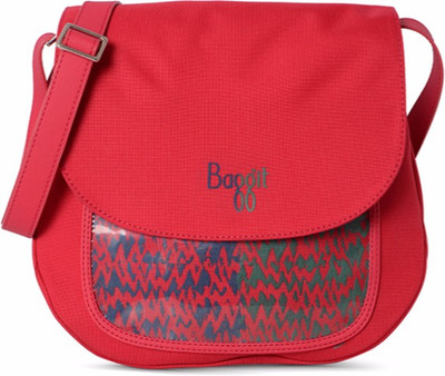 

Baggit Women Casual Red Nylon Sling Bag