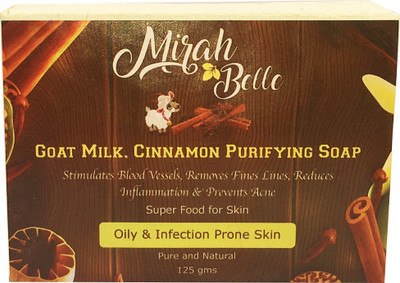 

Mirah Belle Naturals Goat Milk, Cinnamon Purifying Soap (125 g)(125 g)