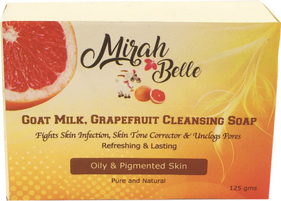 

Mirah Belle Naturals Goat Milk, Grapefruit Cleansing Soap (125 g)(125 g)