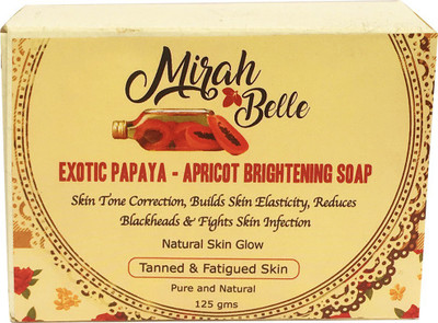 

Mirah Belle Naturals Exotic Papaya – Apricot Brightening Soap (125 g)(125 g)