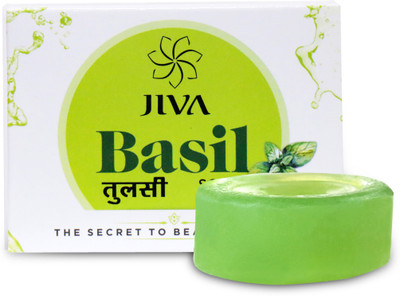 

Jiva Ayurveda Basil Soap (Set of 5)(550 g, Pack of 5)