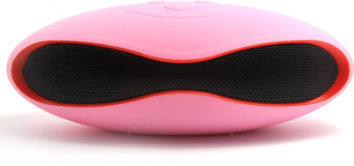 

IBS x6 Rugby Wireless Stereo Built-in Mic Hands-free Mini Subwoofer Support Music Player 3 W Portable Bluetooth Home Audio Speaker(Pink, Stereo Channel)