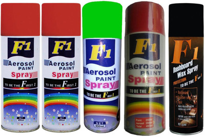 

F1 MULTICOLOR Spray Paint 450 ml(Pack of 5)