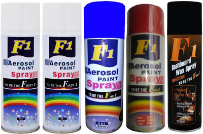 F1 MULTICOLOR Spray Paint 450 ml(Pack of 5)