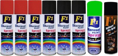 

F1 Spray Paint Multicolor Spray Paint 450 ml(Pack of 8)