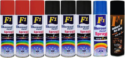 

F1 Spray Paint Multicolor Spray Paint 450 ml(Pack of 8)