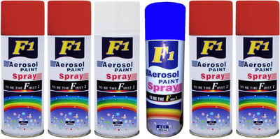 

F1 Multicolor Spray Paint 450 ml(Pack of 6)