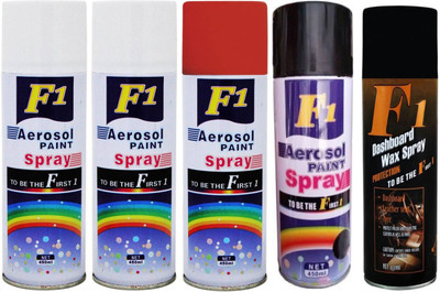

F1 MULTICOLOR Spray Paint 450 ml(Pack of 5)