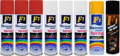 

F1 Spray Paint Multicolor Spray Paint 450 ml(Pack of 8)