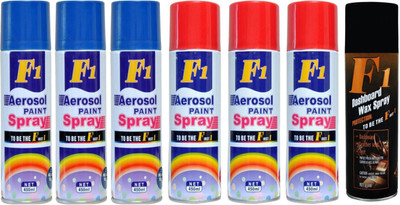 

F1 Spray Paint Multicolor Spray Paint 450 ml(Pack of 7)
