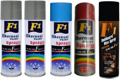 

F1 MULTICOLOR Spray Paint 450 ml(Pack of 5)