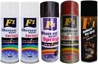 

F1 MULTICOLOR Spray Paint 450 ml(Pack of 5)