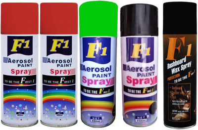 

F1 MULTICOLOR Spray Paint 450 ml(Pack of 5)